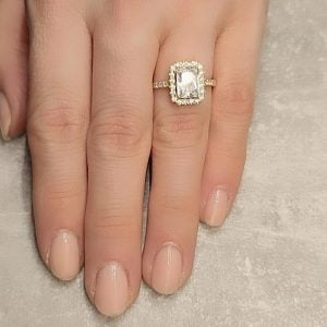 Δαχτυλίδι Χρυσό 14Κ Ροζέτα 14K MSD-10162Y