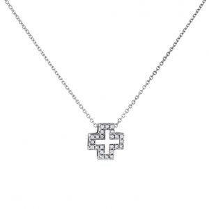 Σταυρός Λευκόχρυσος Γυναικείος  Κ14 AFS-20243W