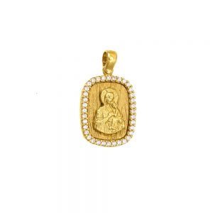 Φυλαχτό Παναγία Χρυσό Κ14 ASP-20517