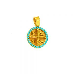 Φυλαχτό Κωνσταντινάτο Χρυσό Κ14 ASP-20514