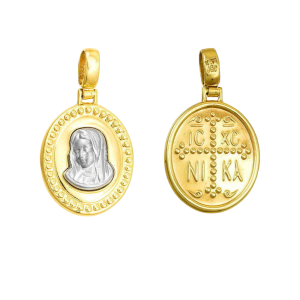 Φυλαχτό Χρυσό Κ14 Διπλής Όψης KBP-20534