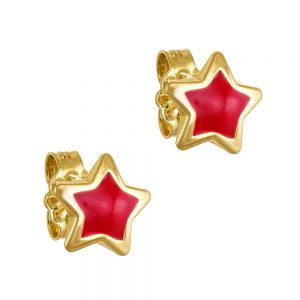 Σκουλαρίκια Χρυσά Παιδικά Κ14 KBS-20651Y