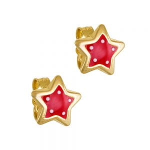 Σκουλαρίκια Χρυσά Παιδικά Κ14 KBS-20668Y