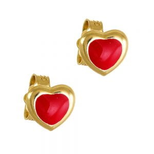 Σκουλαρίκια Χρυσά Παιδικά Κ14 KBS-20647Y