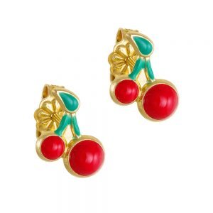 Σκουλαρίκια Χρυσά Παιδικά Κ14 KBS-20644Y