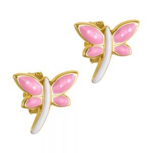 Σκουλαρίκια Χρυσά Παιδικά Κ14 KBS-20640Y