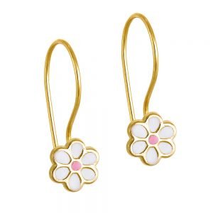 Σκουλαρίκια Χρυσά Παιδικά Κ14 KBS-20636KY