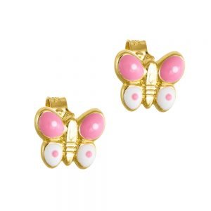 Σκουλαρίκια Χρυσά Παιδικά Κ14 KBS-20634Y