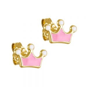 Σκουλαρίκια Χρυσά Παιδικά Κ14 KBS-20630Y