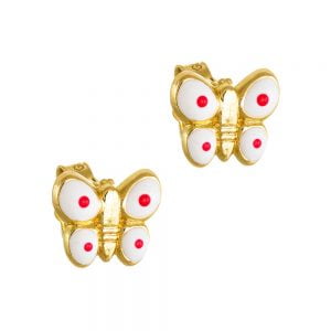 Σκουλαρίκια Χρυσά Παιδικά Κ14 KBS-20628Y