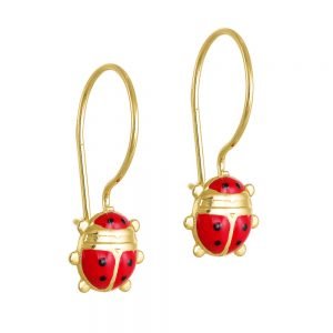 Σκουλαρίκια Χρυσά Παιδικά Κ14 KBS-20643KY