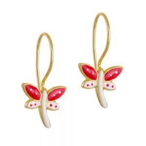 Σκουλαρίκια Χρυσά Παιδικά Κ14 KBS-20669KY