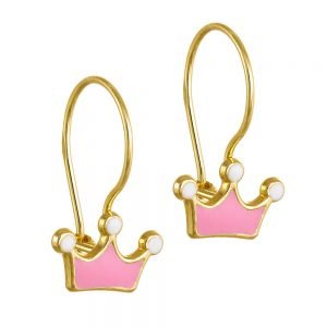 Σκουλαρίκια Χρυσά Παιδικά Κ14 KBS-20630KY