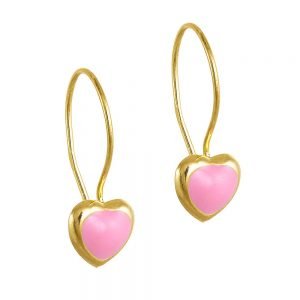 Σκουλαρίκια Χρυσά Παιδικά Κ14 KBS-20638KY