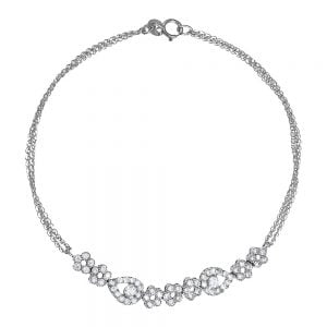 Βραχιόλι Λευκόχρυσο Γυναικείο Κ14 MSB-20615W