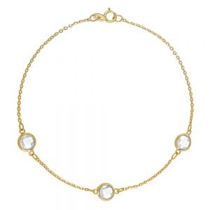 Βραχιόλι Χρυσό Γυναικείο Κ14 IPB-20590Y