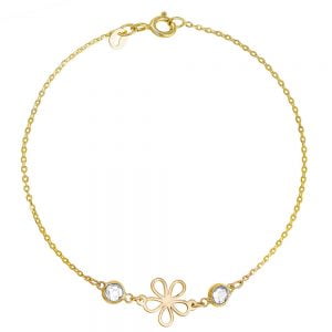 Βραχιόλι Χρυσό Γυναικείο Κ14 IPB-20601Y