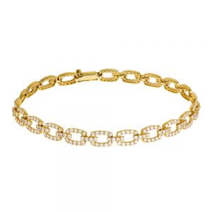 Βραχιόλι Χρυσό Γυναικείο Κ14 MSB-20618Y