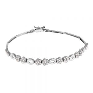 Βραχιόλι Λευκόχρυσο Γυναικείο Κ14 MSB-20621