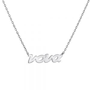 Κολιέ Ασημένιο νονά ASZ-0177W