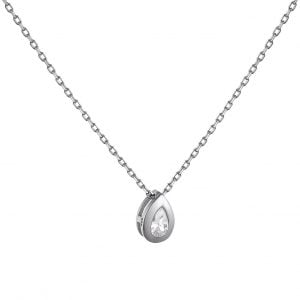 Κολιέ Ασημένιο Δάκρυ 925 ASZ-0223W
