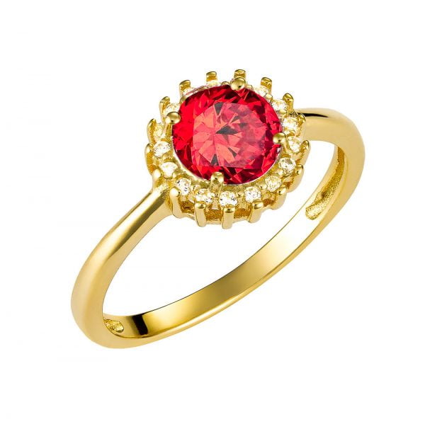 FIJ2833 Gold Red