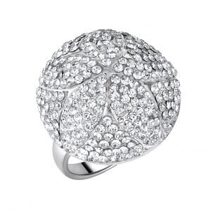 Δαχτυλίδι Ασημένιο 925 Με Λευκές Πέτρες ASM-0146W