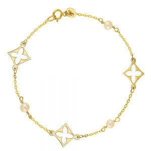 Βραχιόλι Χρυσό Κ14 IPB-21433G