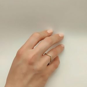 Δαχτυλίδι Χρυσό K14 MSD-10268G