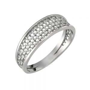 Δαχτυλίδι Λευκόχρυσο Κ14 MSD-10223W
