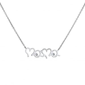 Κολιέ Χρυσό Κ14 Μαμά KBK-20100W