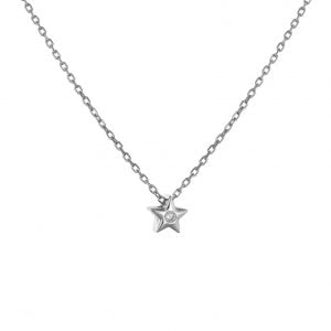 Κολιέ Ασημένιο 925 Αστεράκι ASZ-1032W