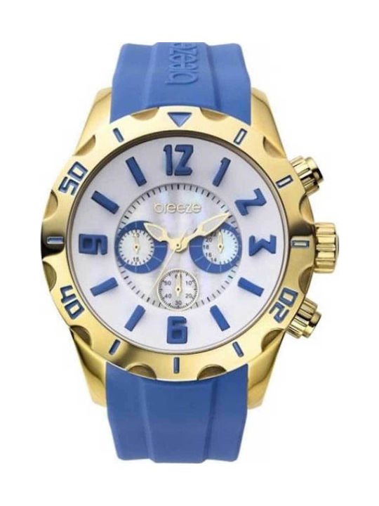 fixedratio 20220803103616 breeze california gold blue rubber strap chronograph 110051 18