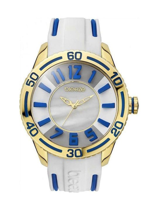 fixedratio 20220803103803 breeze miami twist gold white rubber strap 110191 5