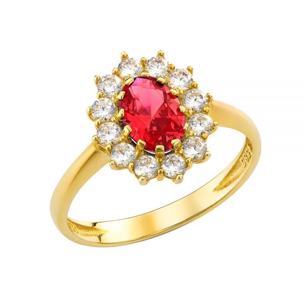 FIJ0217 Gold Red