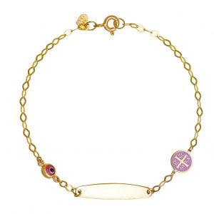 Ταυτότητα Παιδική Χρυσή Κ14 TGT-20919Y