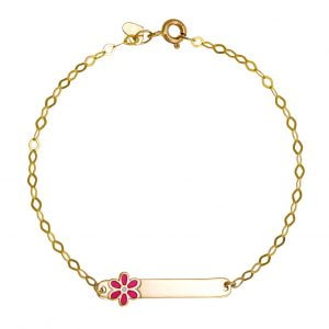 Ταυτότητα Παιδική Χρυσή Κ14 Με Μαργαρίτα TGT-20921Y