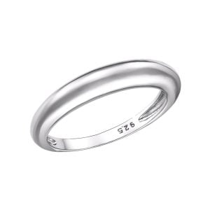 Δαχτυλίδι Ασημένιο 925 Λουστρέ ASZ-21401W