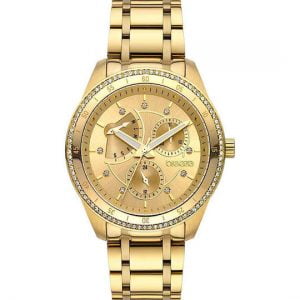 Ρολόι Γυναικείο BREEZE 212371.2 Με Μπρασελέ Από Ανοξείδωτο Ατσάλι Σε Χρυσό Χρώμα Της Σειράς Colorista