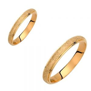 Ζευγάρι Βέρες Γάμου-Αρραβώνα Χρυσές VLV-925-1010124Y