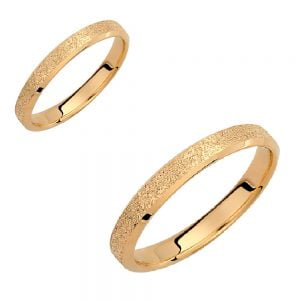 Ζευγάρι Βέρες Γάμου-Αρραβώνα Χρυσές VLV-960-1010199Y