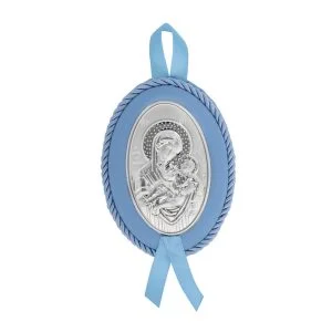 Φυλαχτό Εικόνα Οβαλ Σε Μπλε Χρώμα PRB-21853C
