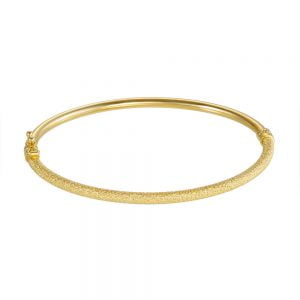 Βραχιόλι Χρυσό 14Κ Μισό Λουστρέ Mισό Ζαγρέ AAV-21940Y