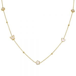 Κολιέ Χρυσό 14Κ LVK-22177Y