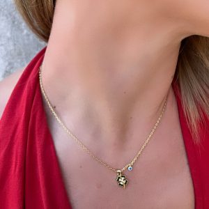 Κολιέ Ασημένιο 925 Επιχρυσωμένο ASZ-22149Y