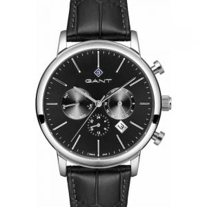 Ανδρικό Ρολόι GANT G132006 Της Σειράς “CLEVELAND” Με Δερμάτινο Λουρί
