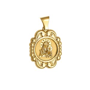 Φυλαχτό Παναγία Χρυσό Κ14 KBP-21991Y