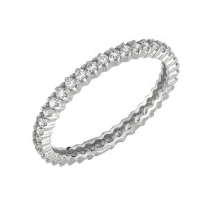 Λευκόχρυσο Δαχτυλίδι 14K MSD-10255W
