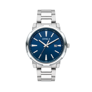 Ρολόι Ανδρικό Das.4 Με Μπλε Χρώμα Καντράν & Μπρασελέ Από Ανοξείδωτο Ατσάλι 2031350383