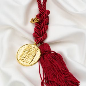 Κρεμαστό Χειροποίητο Γούρι Κωνσταντινάτο Σε Χρυσό Χρώμα GE-2247Y